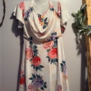 Floral Print Women's Dress